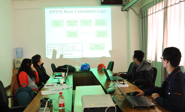 Haimo organized a new MPFM product training session for engineers from OSS